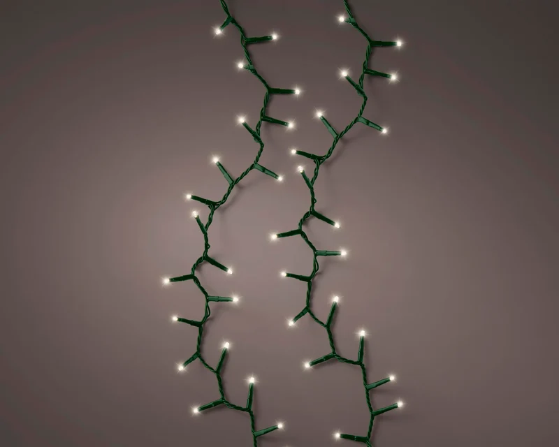 LED-Kompaktleuchten außen grün/warmweiß 1100cm 500LED