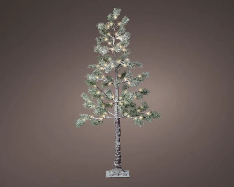 Baum Schneefichte auf Stamm grün/warmweiß 40x150cm 72LED