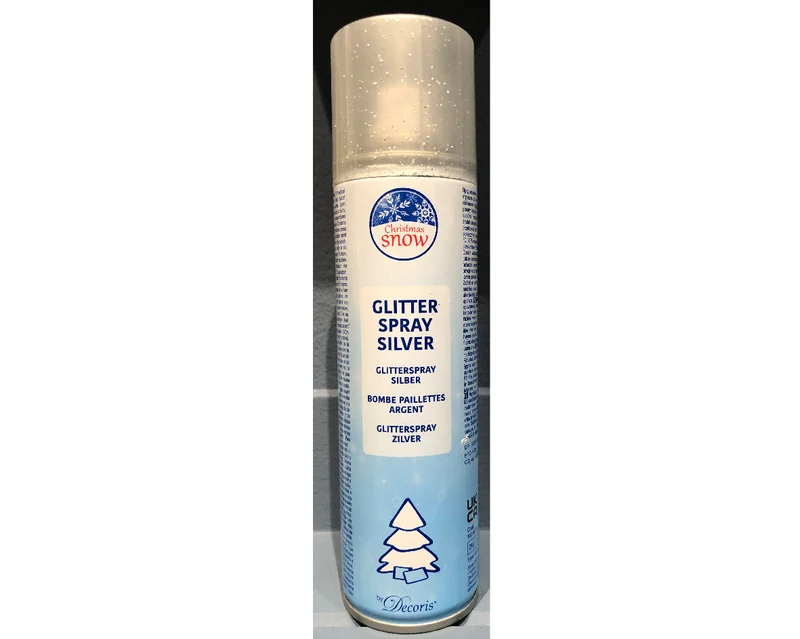 Glitzerspray Silber 150ML