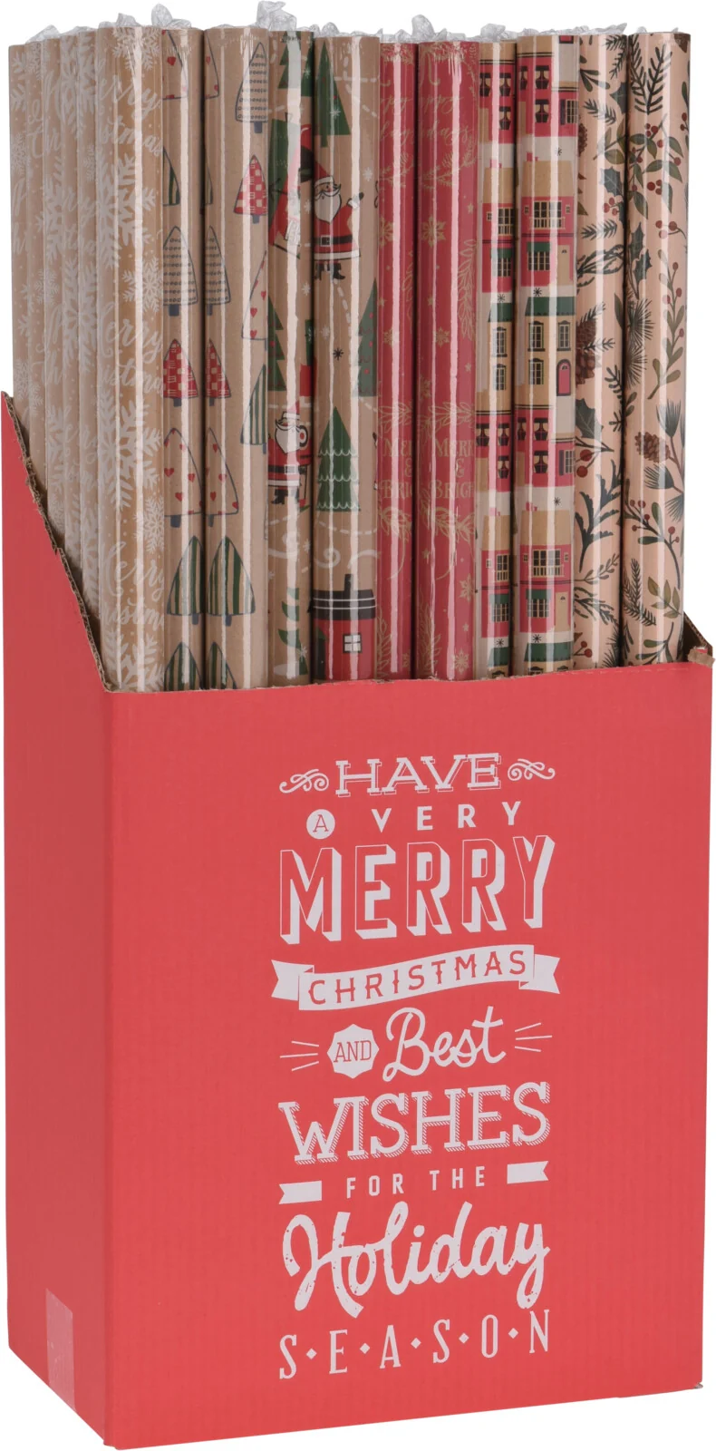 PACKPAPIER 70X200CM 6 VERSCHIEDENE CRAFT-DESIGNS