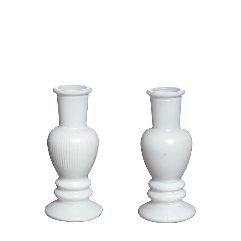 Venice Kerzenhalter H. 11,3 Ø 5 weiß 2-teilig
