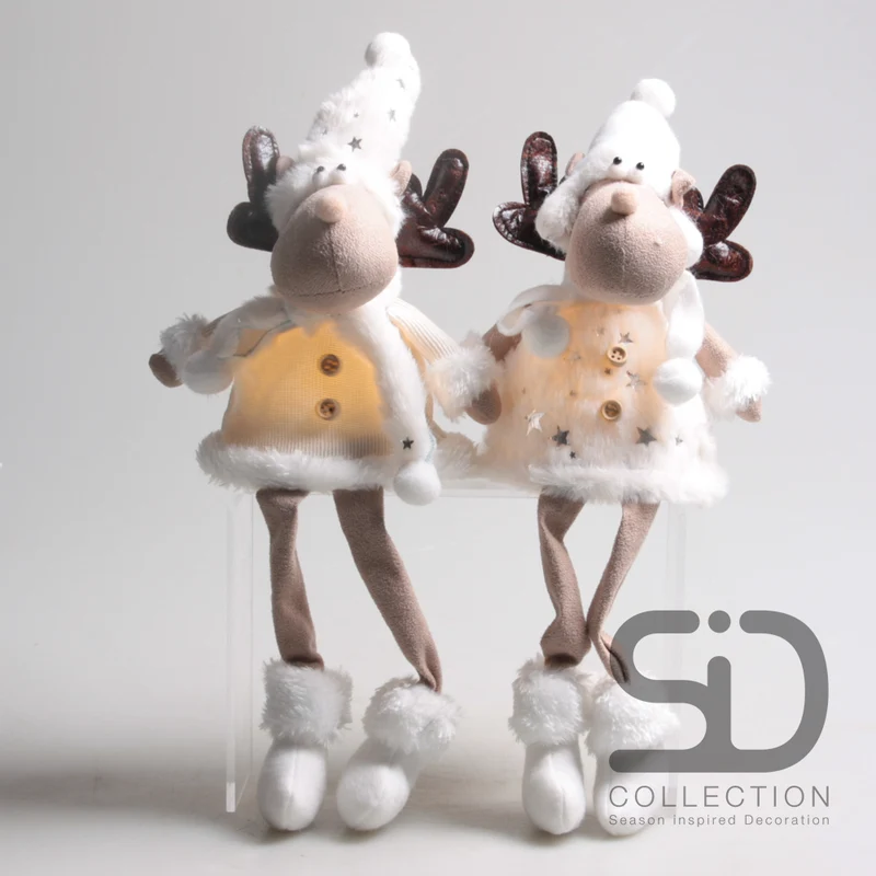 ELAND HÄNGENDE BEINCHEN M/LED ZOE & GUS 15X12X52 CM SORTIMENT - PRO STÜCK