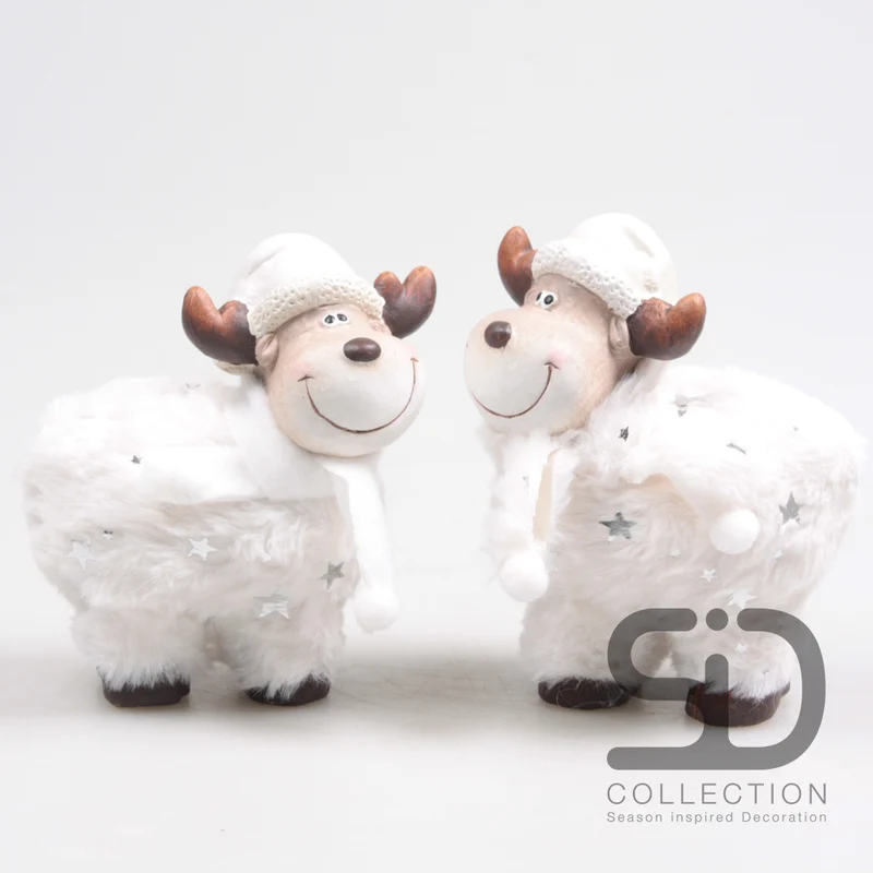 ELAND TERRACOTTA STEHEND ZOE & GUS 11,5X7X14 CM SORTIERT - PRO STÜCK