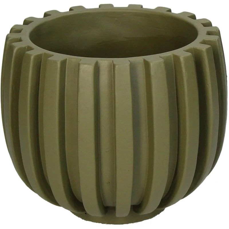 Pflanzgefäß Beton Grün 16,5x16,5x13,5cm