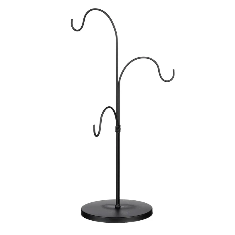 Ornament, Standard, schwarz - L22 x B20 x H46 cm