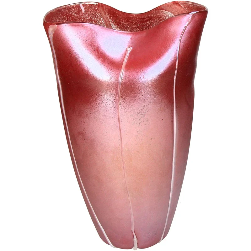 Vase Glas Rot 23,5x20x38,5cm