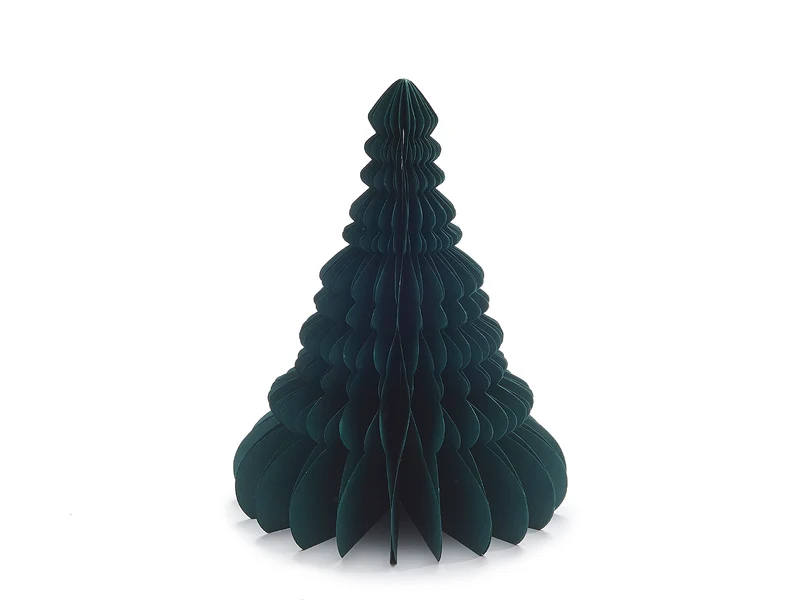 Papierbaum, 30 cm hoch, smaragdgrün