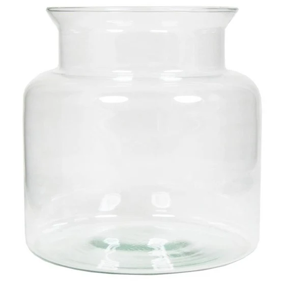 Eco Vase Milchtablett D19 cm H20 cm