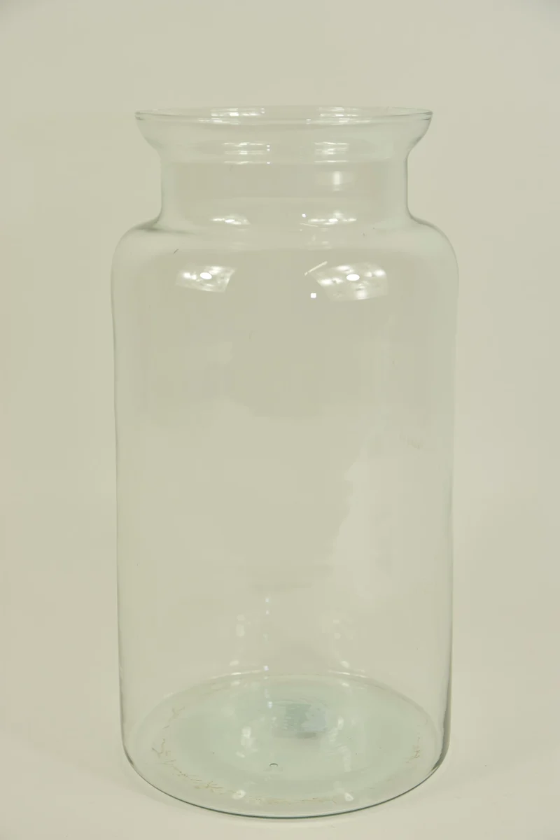 Eco Vase Milchtablett D19 cm H35 cm