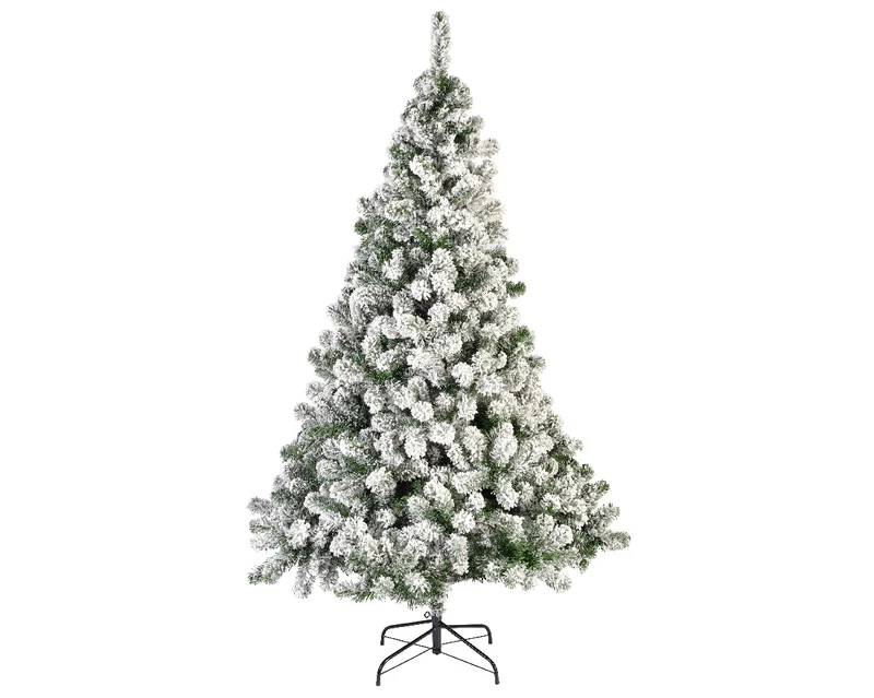 Kaiserlicher Tannenbaum schneeweiß/grün Ø 219 H 360 cm