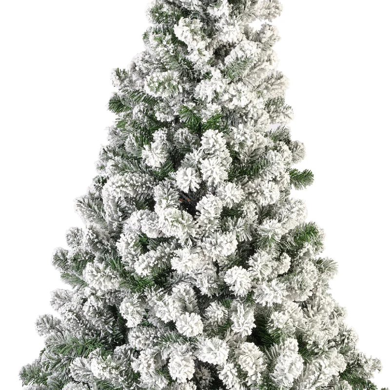 Kaiserlicher Tannenbaum schneeweiß/grün Ø 219 H 360 cm