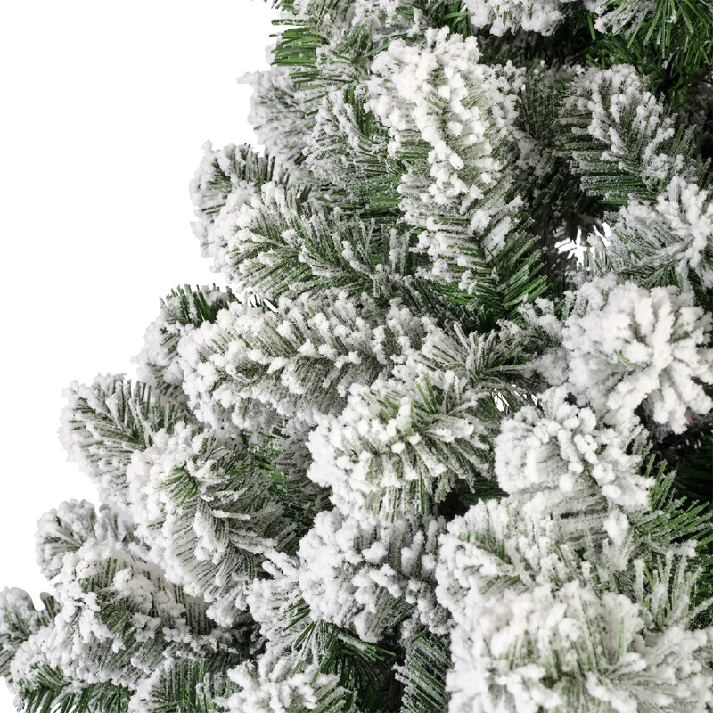 Kaiserlicher Tannenbaum schneeweiß/grün Ø137 H210 cm