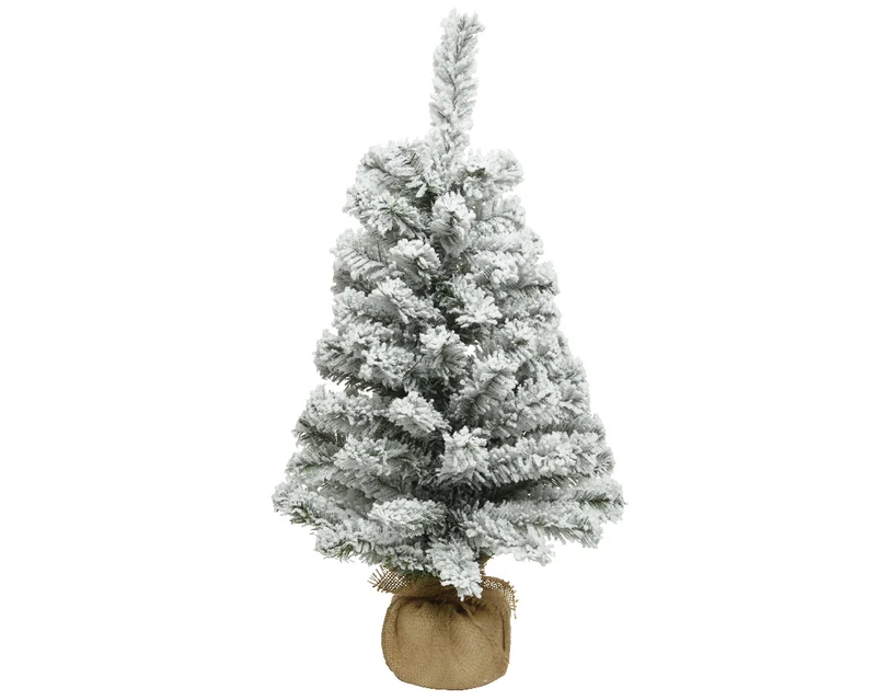 Imperial Mini-Baum verschneit Indoor grün/weiß Ø46 H90 cm