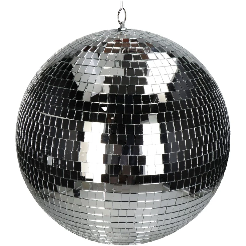 Ornament Diskokugel Silber 40x40x42cm