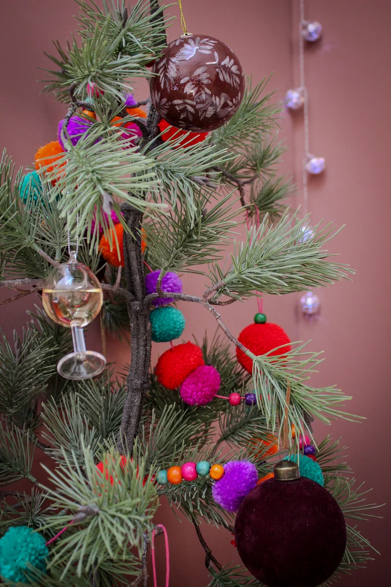 Weihnachtskugel Schaumstoff 3cl.ass - dia8cm - sortiert