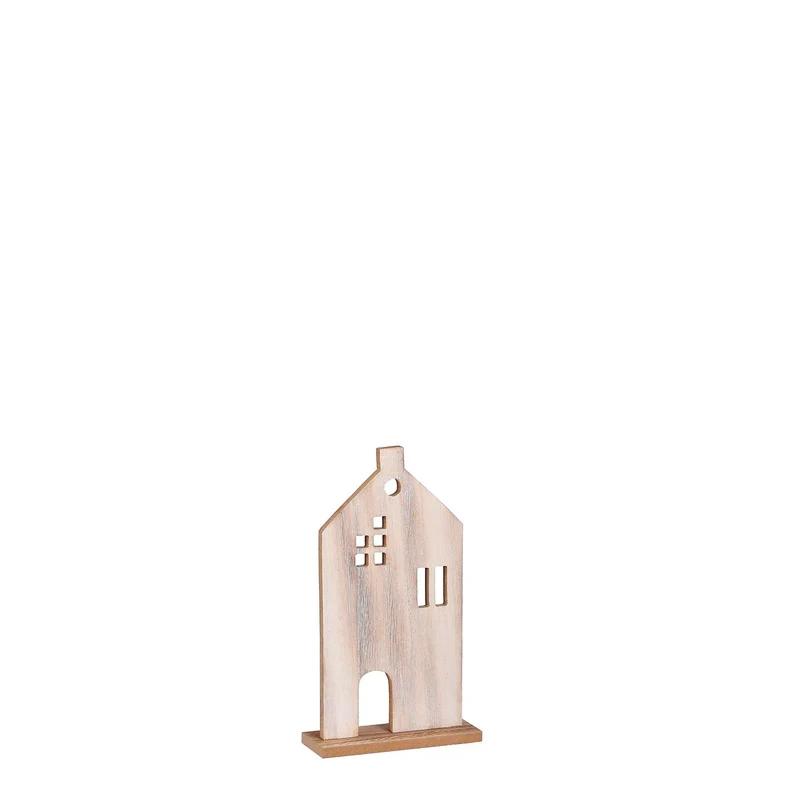 Hausdekoration in Off-White - L5 x B14 x H24,5 cm