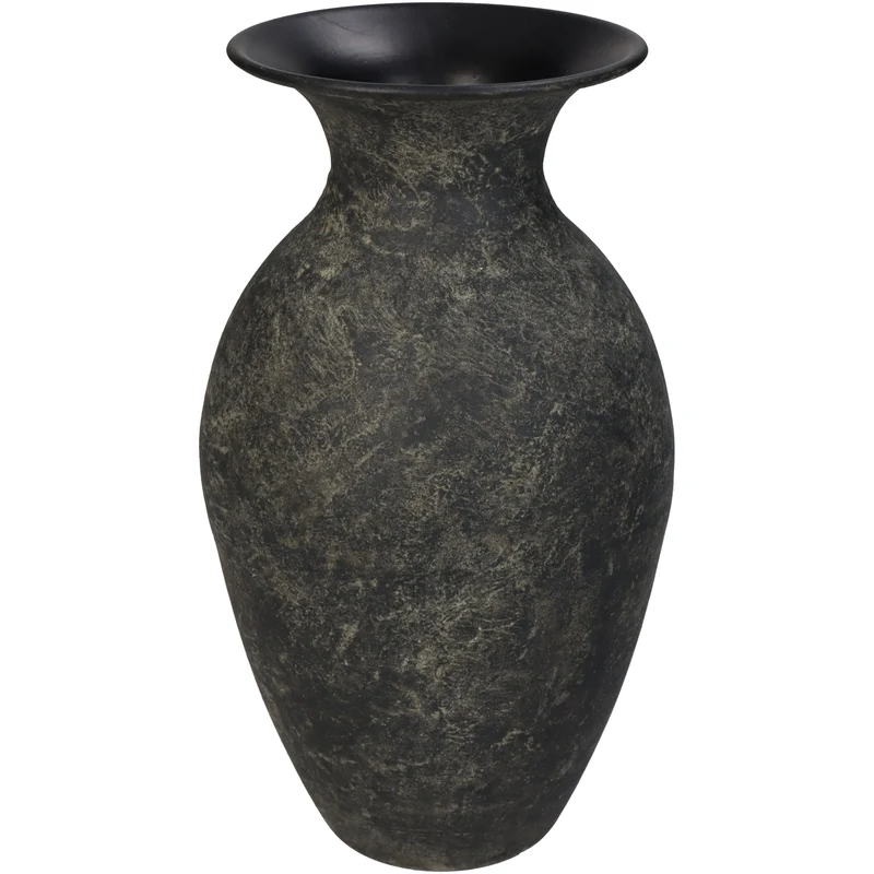 Vase Eisengrau 10x10x20cm
