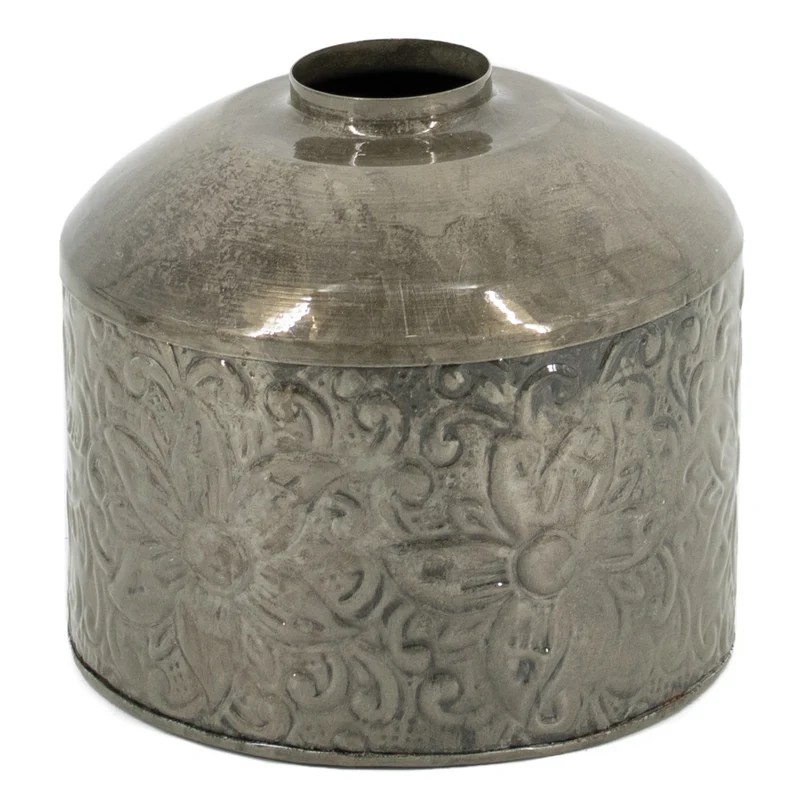 Metallvase olive 6x18x16cm
