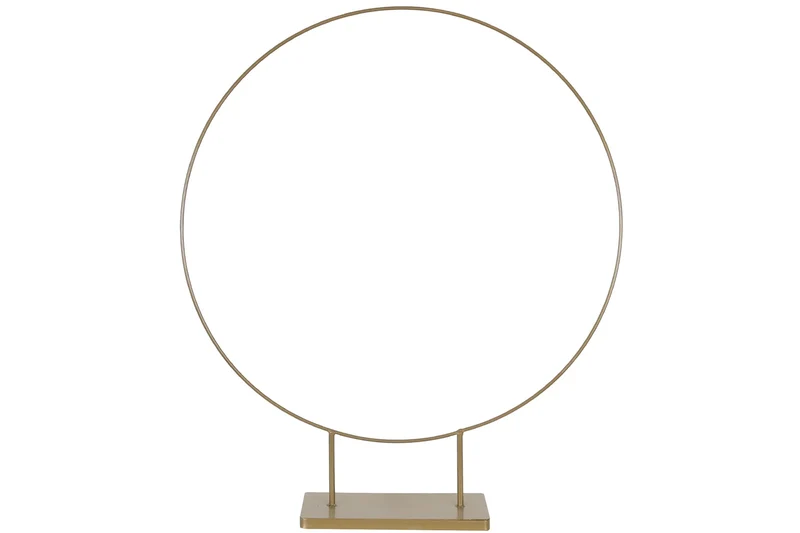 Ringfuß aus Metall 57,5x12x68,5cm - Gold