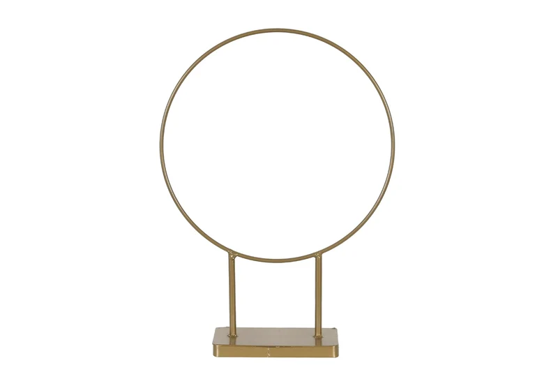 Fußring aus Metall, 28x8x38,5 cm - Gold