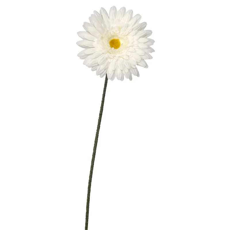 Gerbera weiß - 64 cm