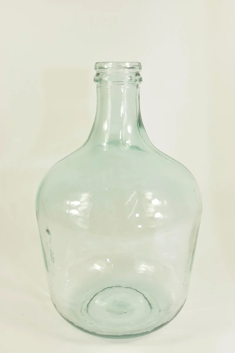 Flasche Karaffe, klares Recyclingglas, D27 H43cm, 12 Liter