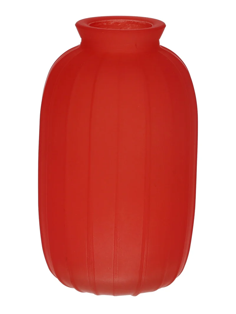 Glasflasche Carmen d4/7xh12 kirschrot matt