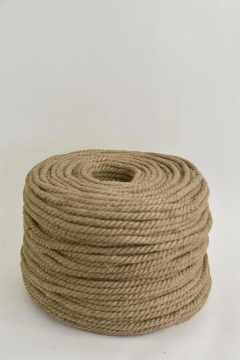 Ballen Jute-Seil, 1 cm dick, 270 m, Natur.