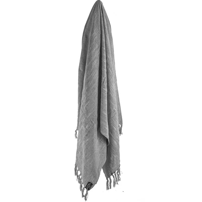 Plaid Cosy 130x160cm hellgrau