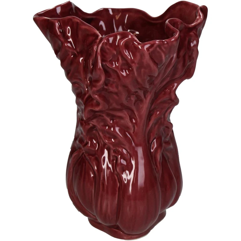 Vase Kohl Feines Steingut Rot 14.4x13.8x19.7cm
