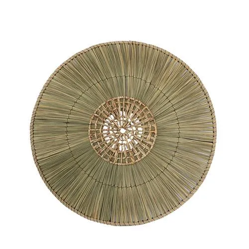 Wanddeko Canoas Gras Ø78cm Natur