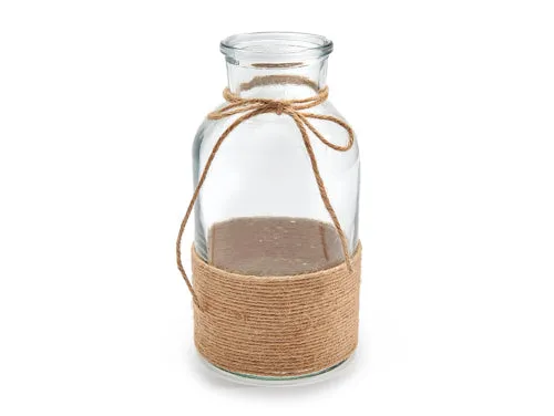 Seilgefäß Ø10x20cm, Hals Ø5cm