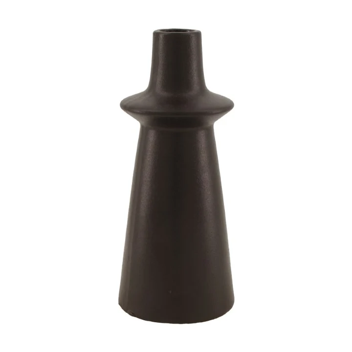 Vase Keramik Ø11.5x26cm Braun