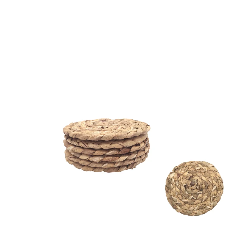 S/2 Korb Wasserhyazinthe 35x25x15cm Natur