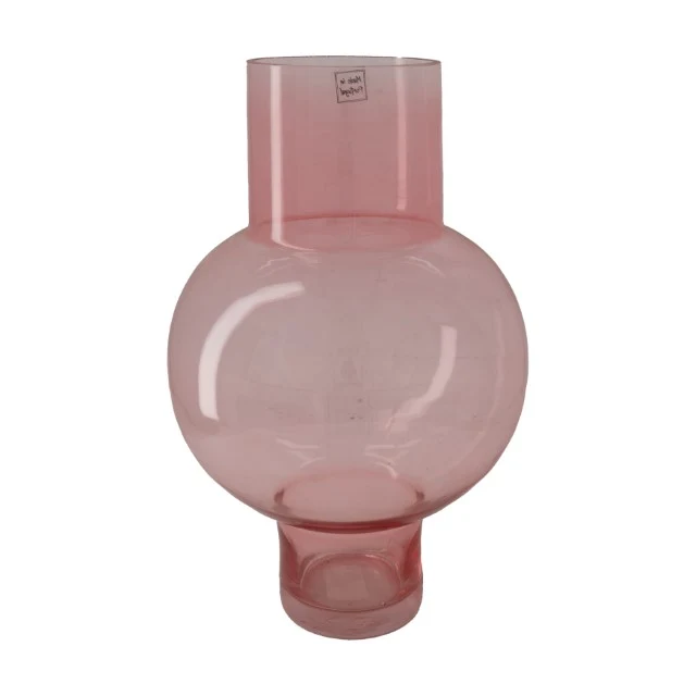 Vase Glas Ø21x34cm Rosa