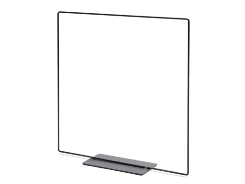 Metallherz stehend auf Sockel 30cm schwarz