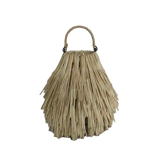 Windlicht Cipó Holzspan D25 H33cm Natur