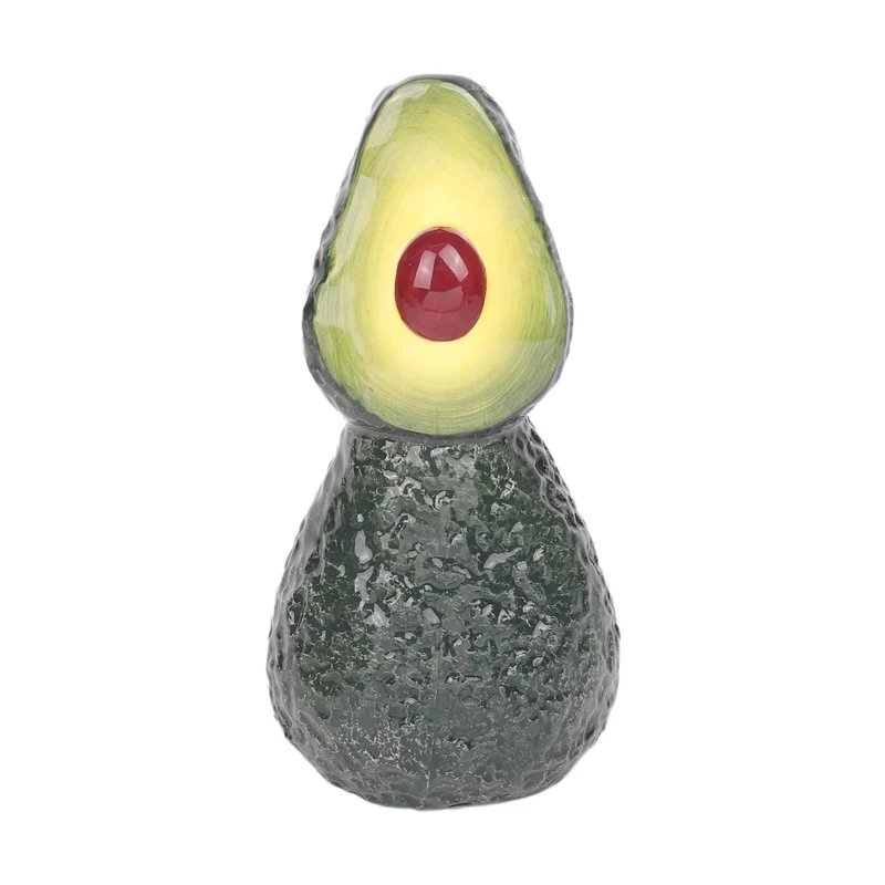 Vase Avocado 10x9x19cm Braun/Grün