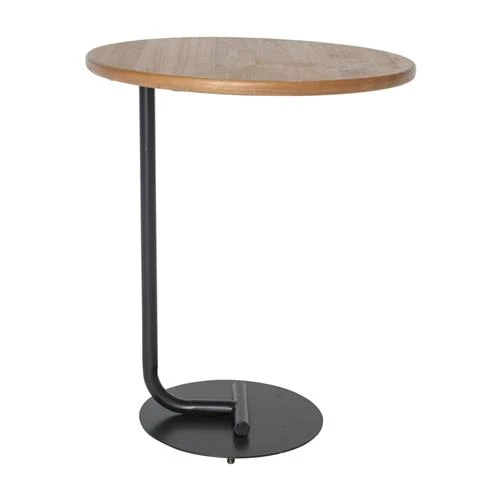 Beistelltisch Itinga D49 H60cm Schwarz/Natürlich