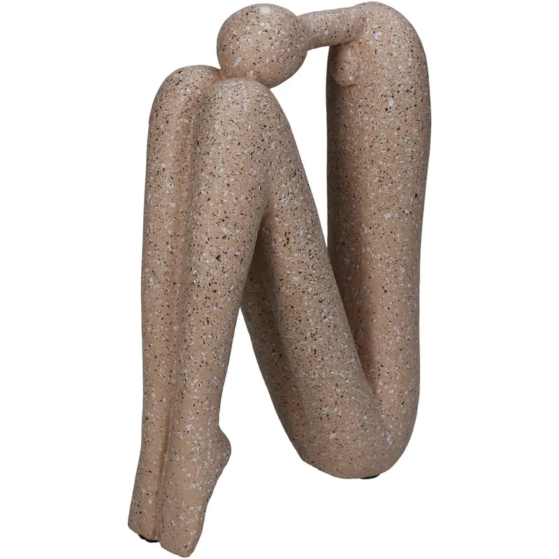 Ornament Mensch Polyresin Beige 14x5.5x20cm