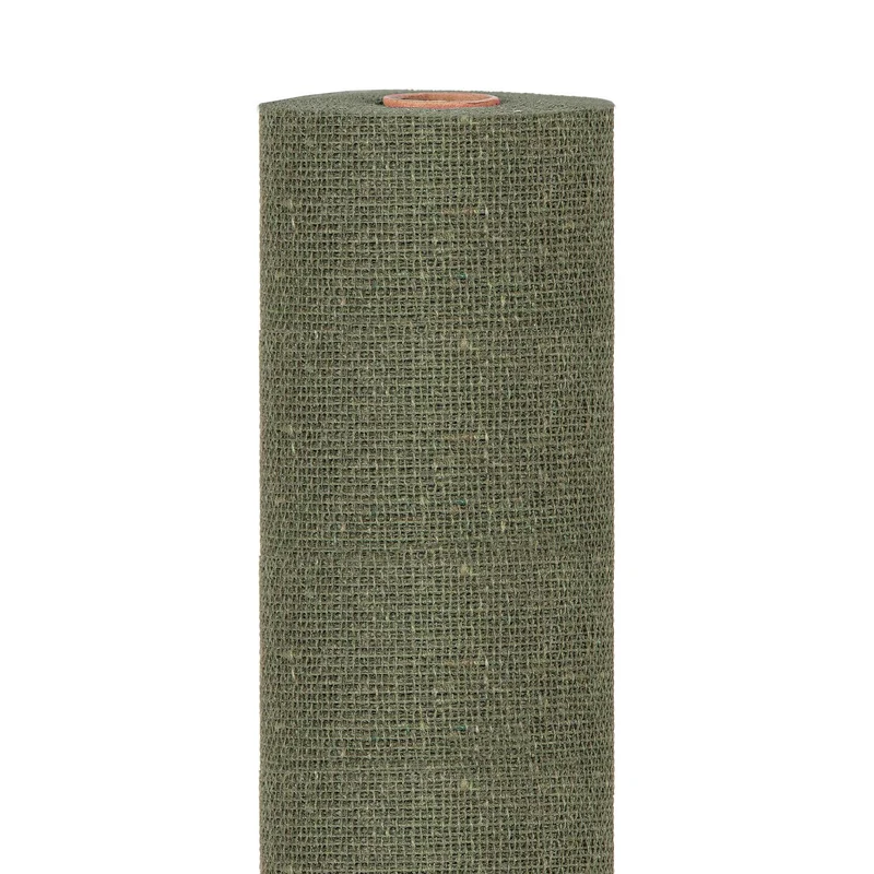 ROLLE BAUMWOLLE SCHACH 72CM 9MTR OLIVGRÜN