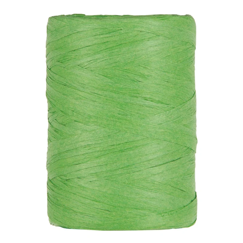 PAPIER-RAFFIA 5-8MM 100MTR APFELGRÜN