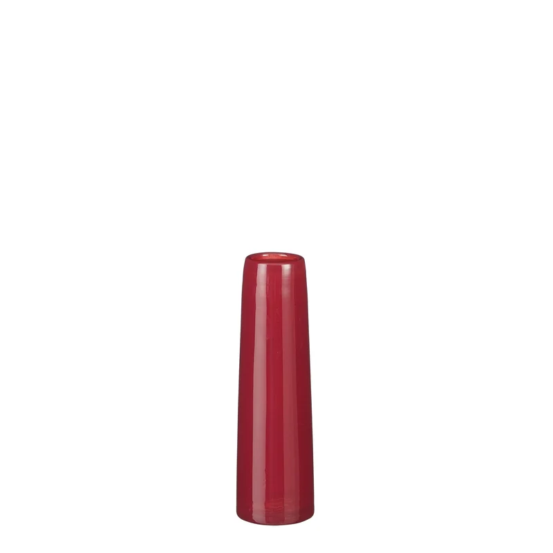 Xandra einzelne Blumenvase d.rot - h23,5xd7cm - Glas
