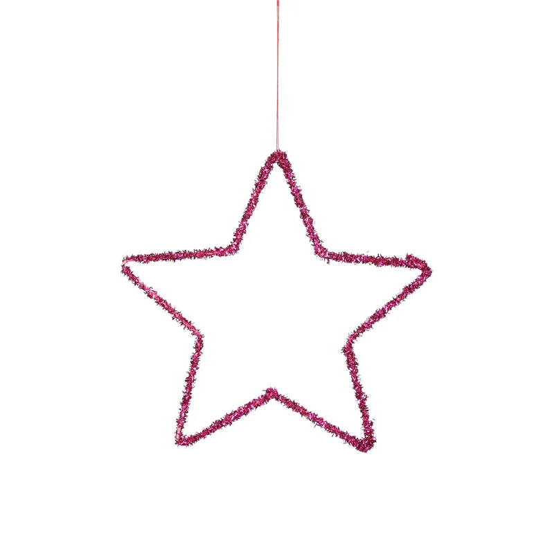 Ornament Stern fuchsia - d25cm