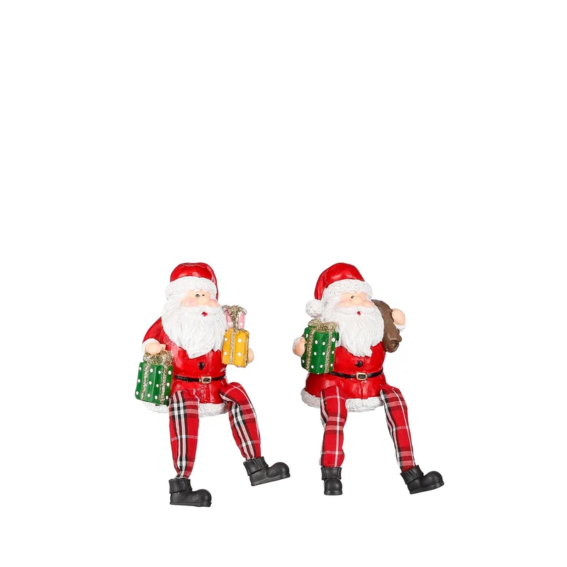 Weihnachtsmann rot 2 sortiert - l8xw6.5xh18cm