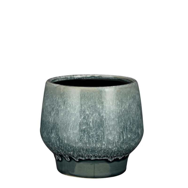 Monta Topf rund d.blau - h14xd16cm