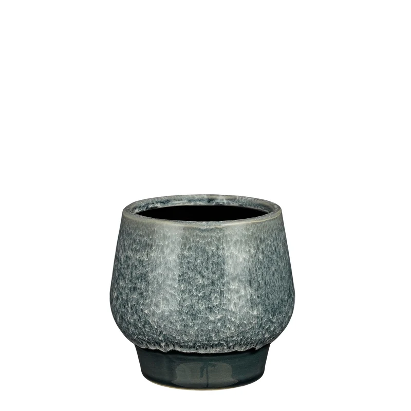 Monta Topf rund d.blau - h12xd13cm