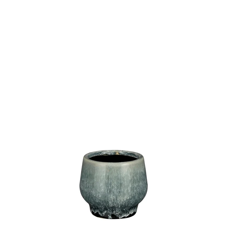 Monta Topf rund d.blau - h7,5xd8,5cm