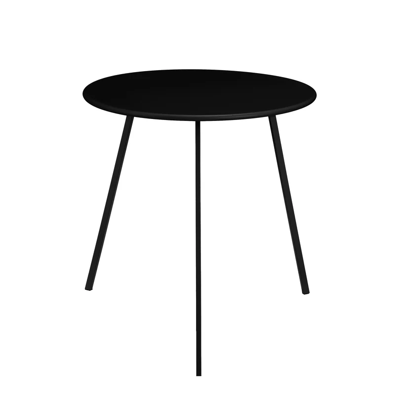 Seatle Beistelltisch schwarz - h50xd50cm