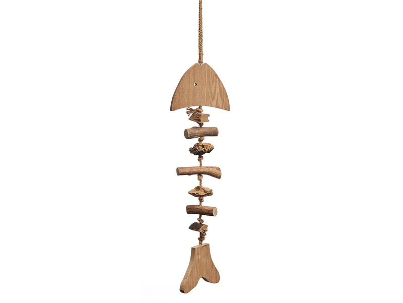 Fischskelett aus Holz 19x70cm